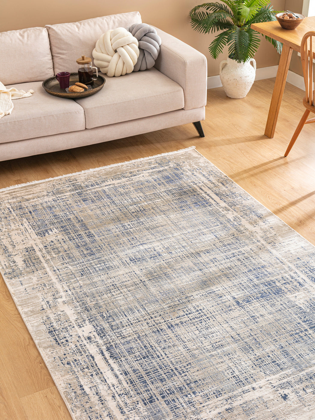 Bonneval LinBlå – En modern väv av lugn och textur