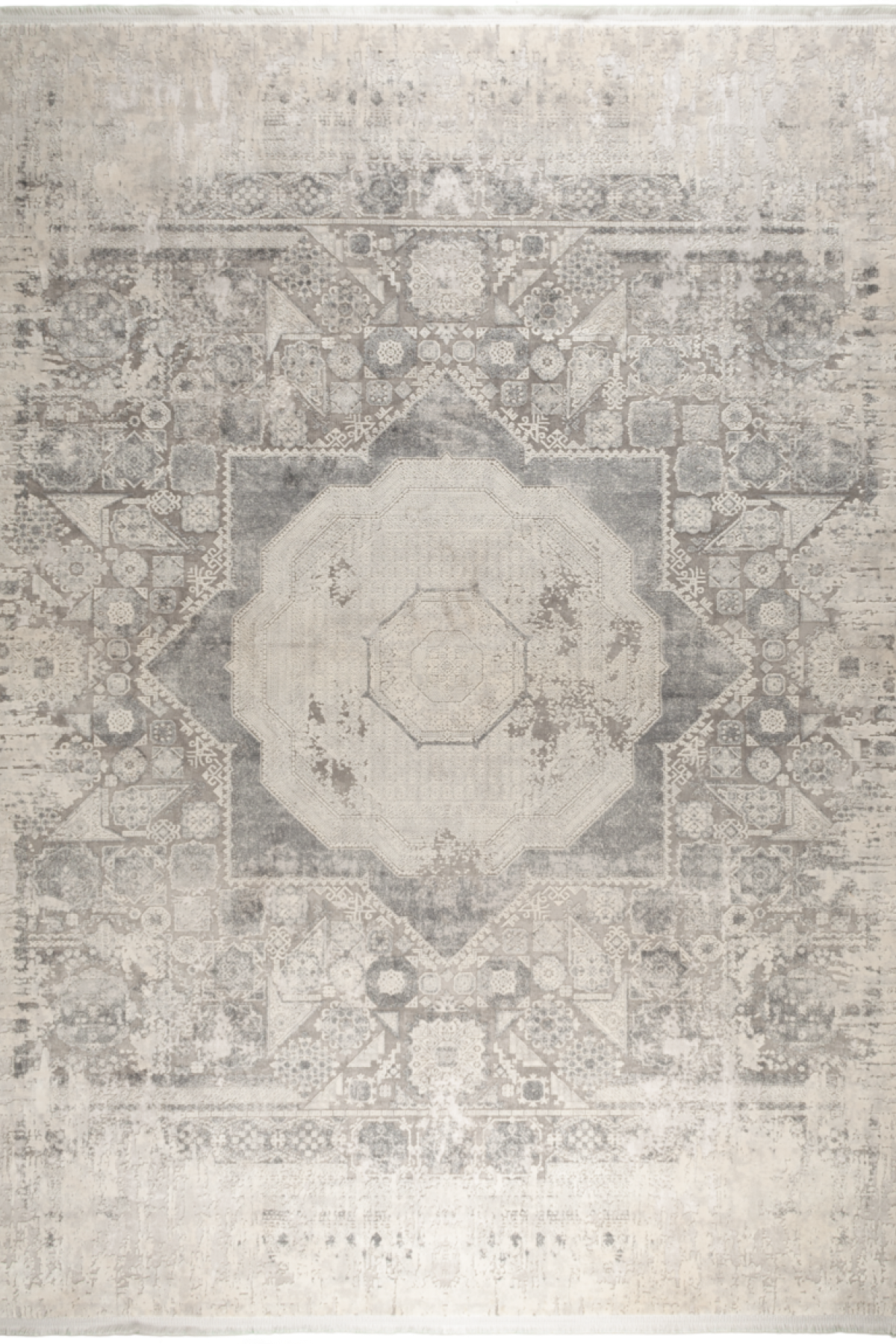 Memlük Skymosaik – Klassisk symmetri i kallgrå nyanser