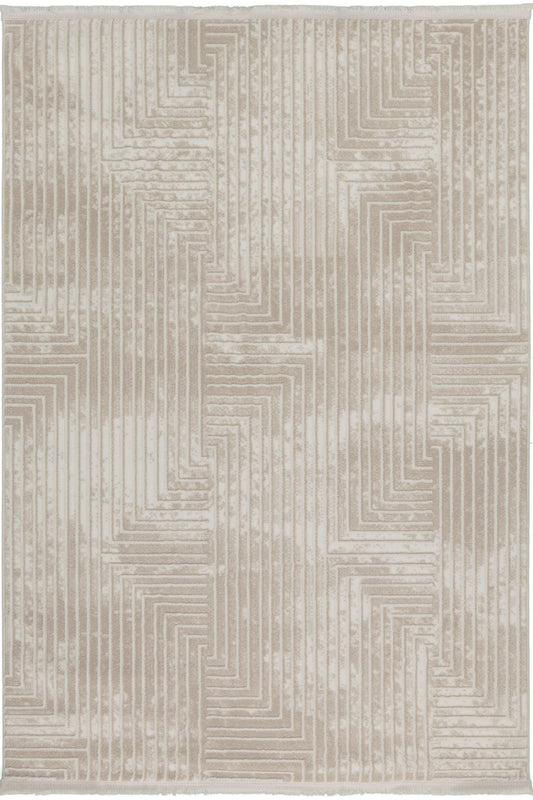 Astra BeigeLabyrint – Tidlös geometri i mjuka toner