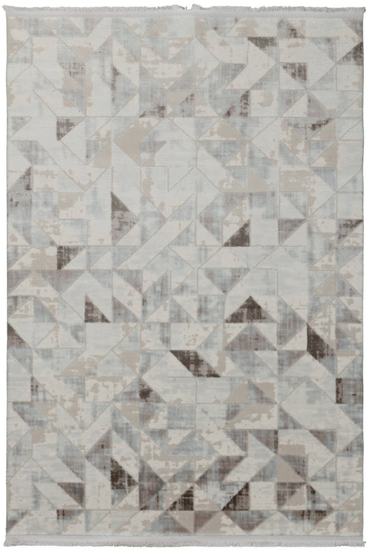 Eyfel StenMosaik – Geometrisk konst i naturens toner