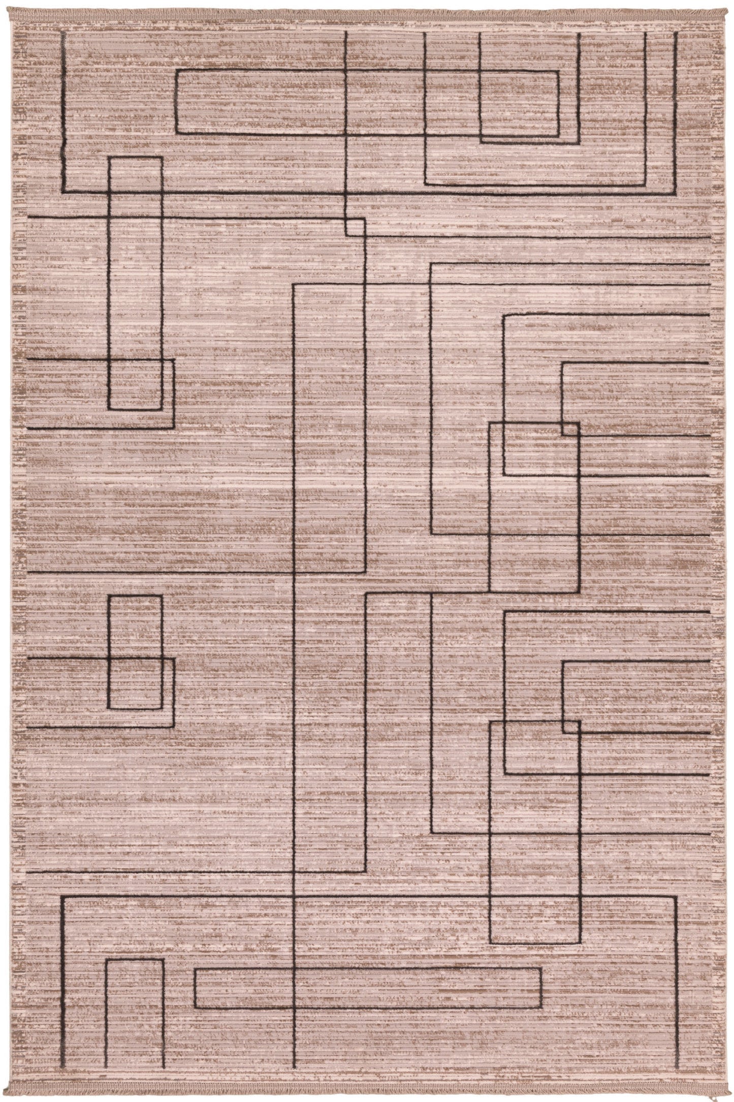 Jasmin BrunLinjär – Geometrisk balans i varm nyans