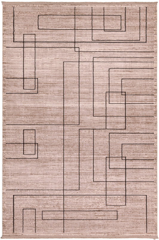 Jasmin BrunLinjär – Geometrisk balans i varm nyans