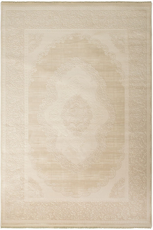 Novella Valnötsskum – Klassisk ornamentik i varm beige ton