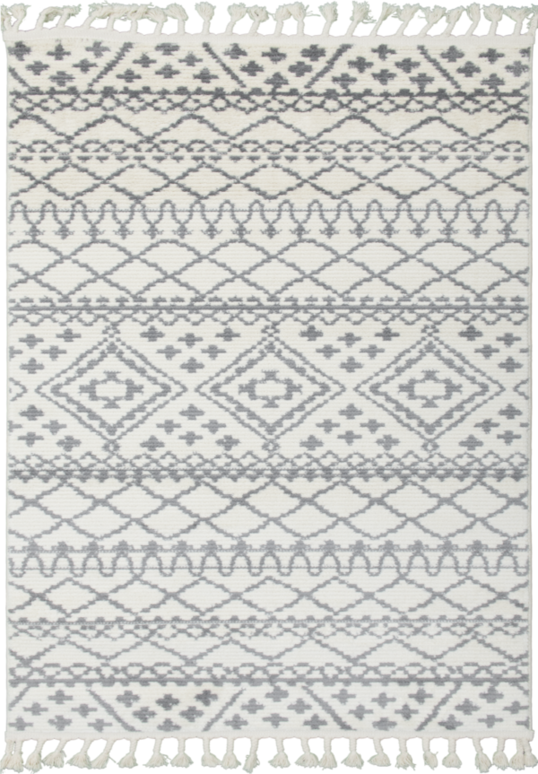 LOTUS 15203 - Dust-Free Faux Fringed Living Room or Hallway Carpet
