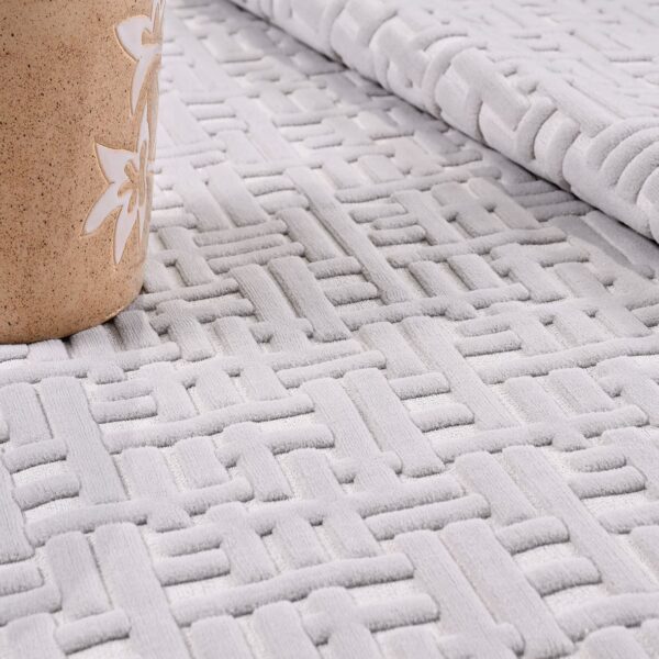 Happy HP06 - Light and Modern Practical Kitchen and Hall Carpet with False Fringes - Bild 2