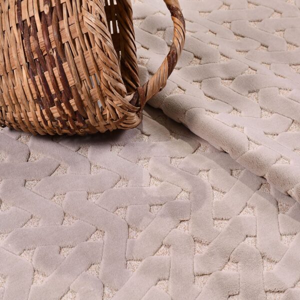 Happy HP09 - Light and Modern Practical Kitchen and Hall Carpet with False Fringes - Bild 3